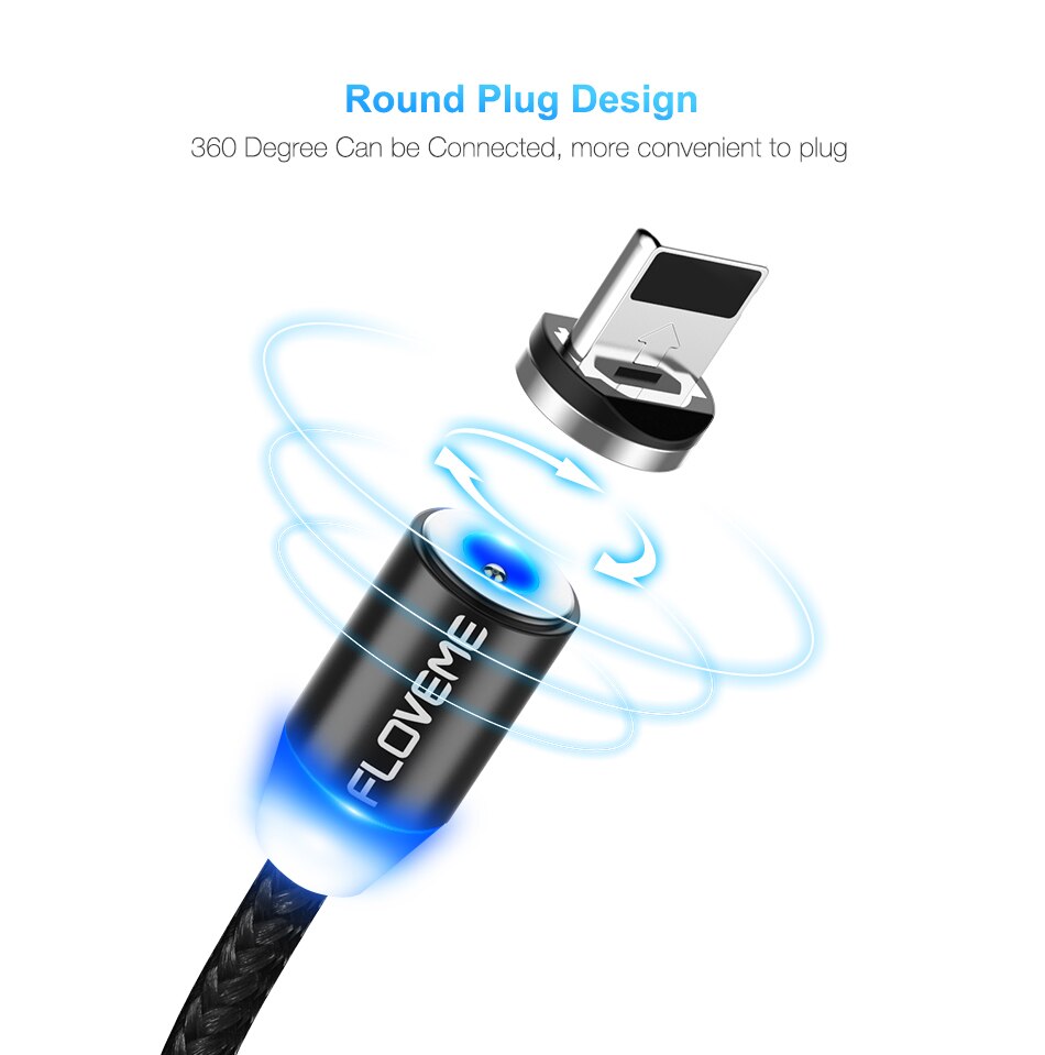 1M Magnetic Design Micro USB Charging Cable 1M Magnetic Design Micro USB Charging Cable