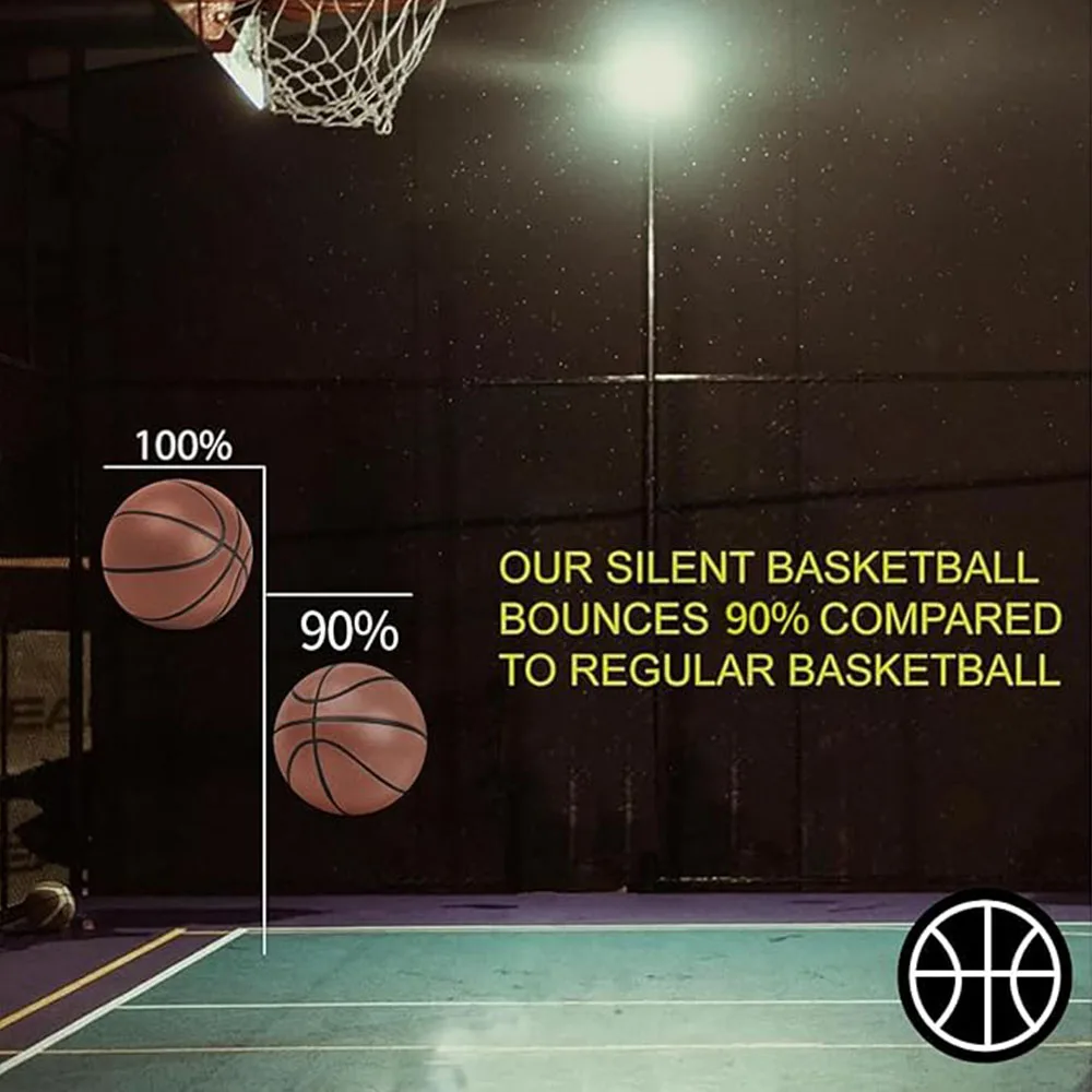 Silent Basketball 2024 Upgraded Airless Basketball Quiet Bounce Dunk Basketball Foam Basketball Dribbling Indoor Silent BallGift Silent Basketball 2024 Upgraded Airless Basketball Quiet Bounce Dunk Basketball Foam Basketball Dribbling Indoor Silent BallGift