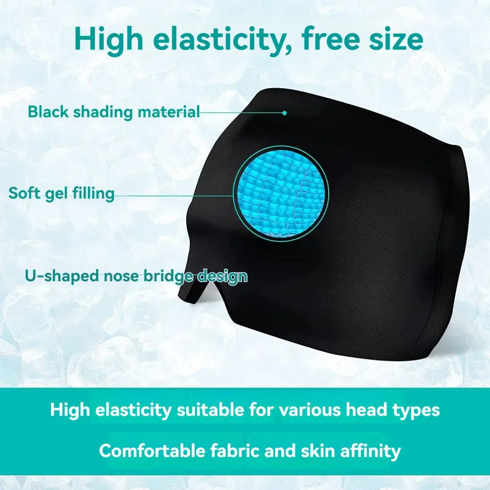 Cold Compress Head Cover Gel Eye Mask Soothing Odorless Gel Elastic Multi-Purpose Migraine Relief Cap Cold Compress Head Cover Gel Eye Mask Soothing Odorless Gel Elastic Multi-Purpose Migraine Relief Cap