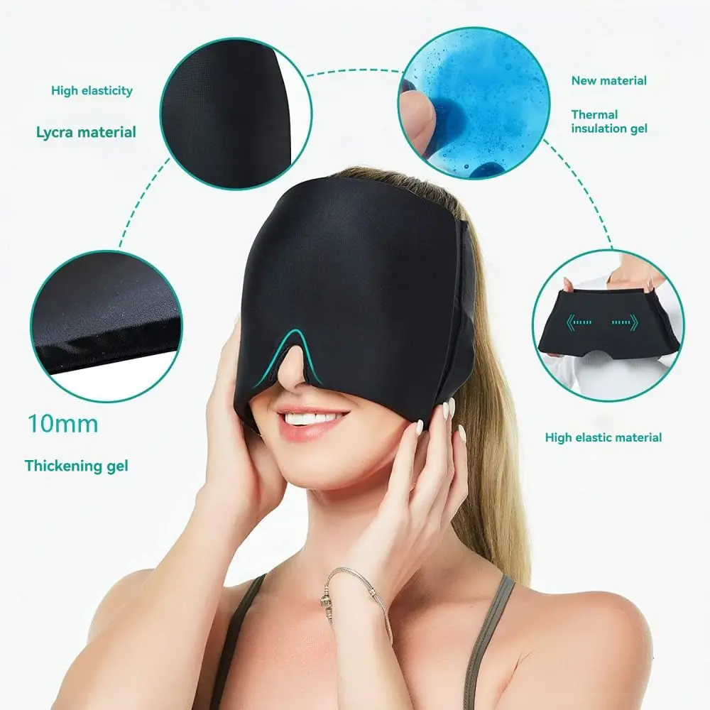 Cold Compress Head Cover Gel Eye Mask Soothing Odorless Gel Elastic Multi-Purpose Migraine Relief Cap Cold Compress Head Cover Gel Eye Mask Soothing Odorless Gel Elastic Multi-Purpose Migraine Relief Cap