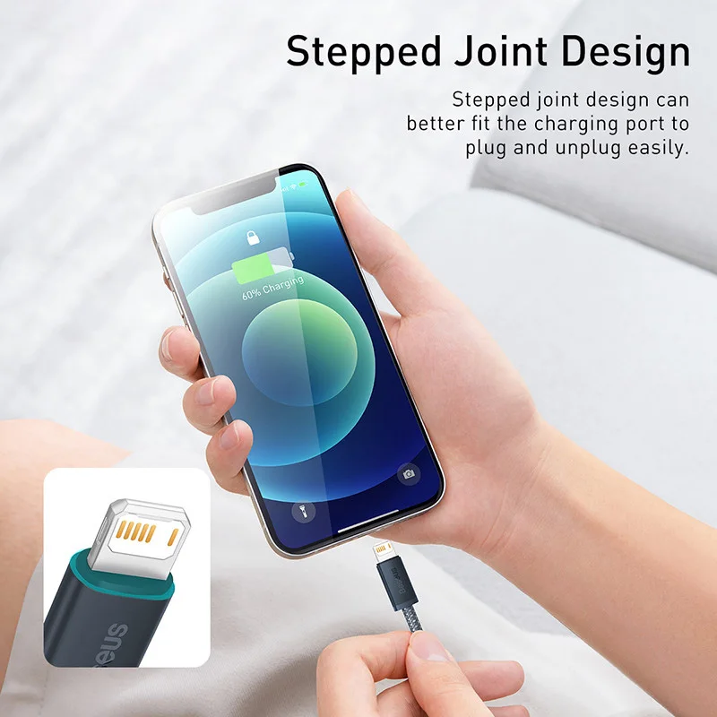 Baseus USB Cable for iPhone 14 13 Pro Max Fast Charging USB Cable for iPhone 12 mini pro max Data USB 2.4A Cable Baseus USB Cable for iPhone 14 13 Pro Max Fast Charging USB Cable for iPhone 12 mini pro max Data USB 2.4A Cable