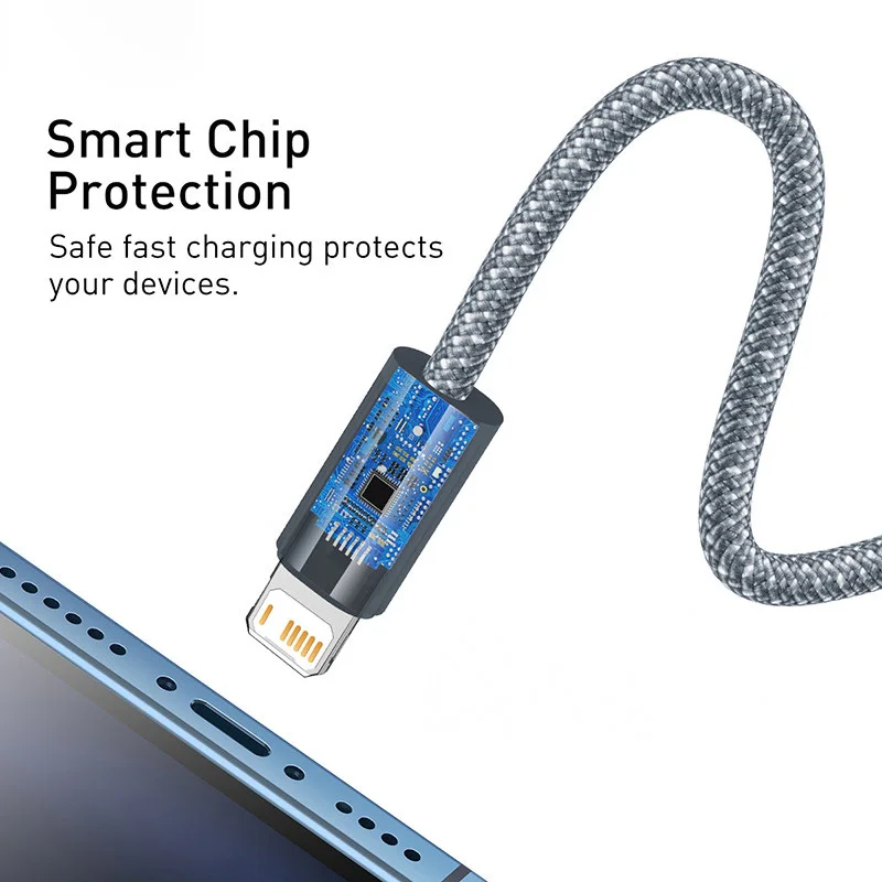 Baseus USB Cable for iPhone 14 13 Pro Max Fast Charging USB Cable for iPhone 12 mini pro max Data USB 2.4A Cable Baseus USB Cable for iPhone 14 13 Pro Max Fast Charging USB Cable for iPhone 12 mini pro max Data USB 2.4A Cable