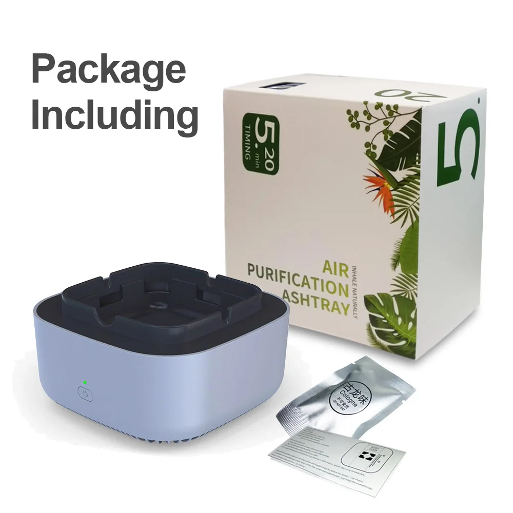Anion Ashtray with Air Purifier Smoke Desk Filter Air Purge Negative Ion Cigarettes Ash Tray Organizer Anti Second-Hand Smoke Anion Ashtray with Air Purifier Smoke Desk Filter Air Purge Negative Ion Cigarettes Ash Tray Organizer Anti Second-Hand Smoke 