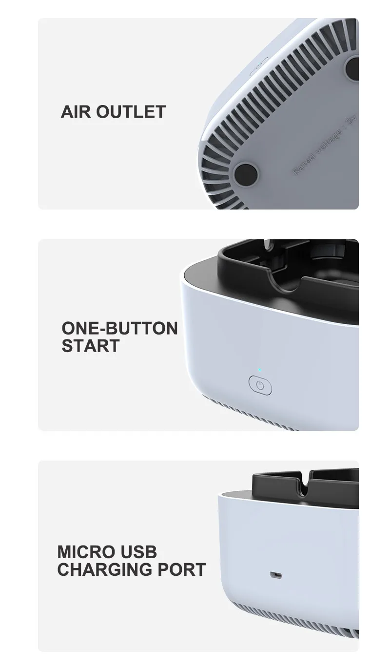 Anion Ashtray with Air Purifier Smoke Desk Filter Air Purge Negative Ion Cigarettes Ash Tray Organizer Anti Second-Hand Smoke Anion Ashtray with Air Purifier Smoke Desk Filter Air Purge Negative Ion Cigarettes Ash Tray Organizer Anti Second-Hand Smoke 
