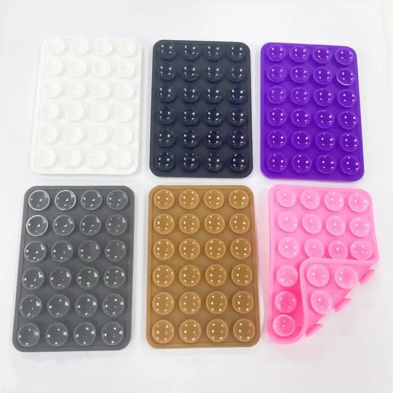 1Pc Silicone Suction Pad Double Sided For Mobile Phone Fixture Suction Cup Backed Adhesive Silicone Rubber Sucker Pad For Fixing 1Pc Silicone Suction Pad Double Sided For Mobile Phone Fixture Suction Cup Backed Adhesive Silicone Rubber Sucker Pad For Fixing